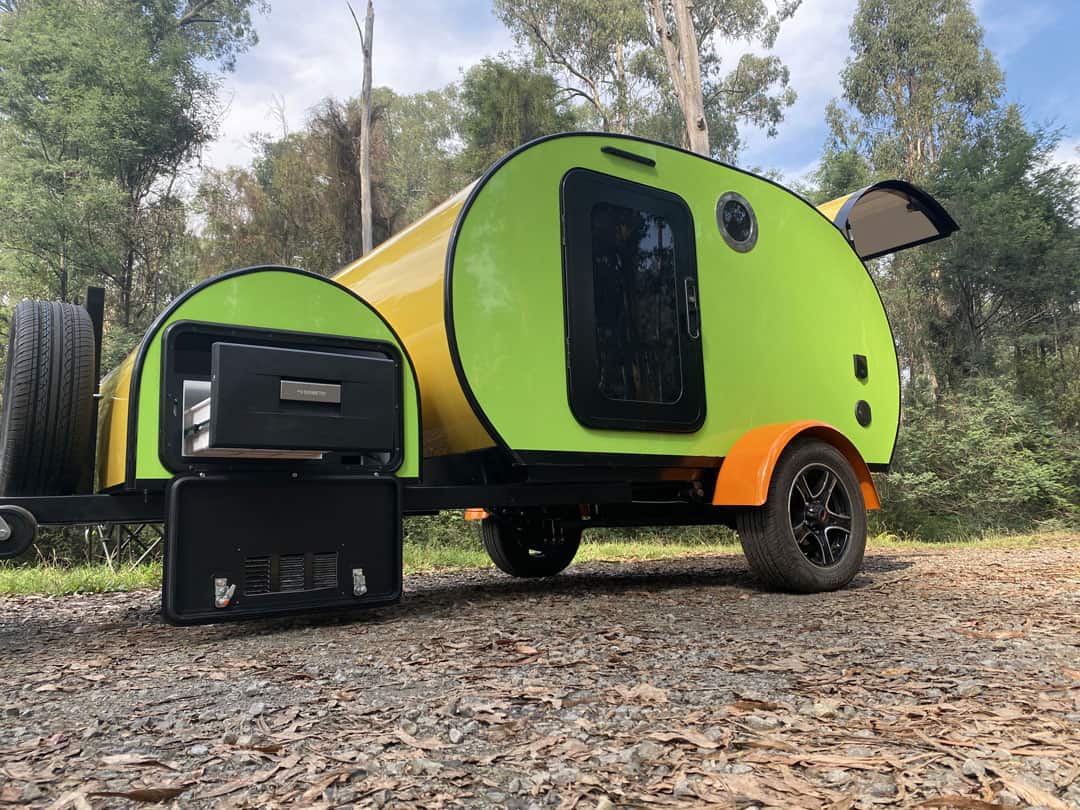 teardrop camper australia with storage